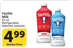 Vons Fairlife Milk offer