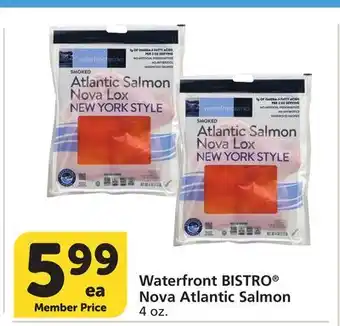 Vons Waterfront BISTRO Nova Atlantic Salmon offer