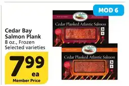 Vons Cedar Bay Salmon Plank offer