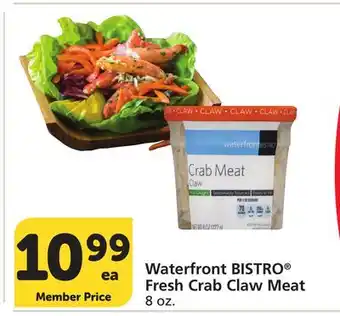 Vons Waterfront BISTRO Fresh Crab Claw Meat offer