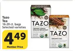 Vons Tazo Tea offer