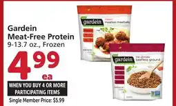 Vons Gardein Meat-Free Protein offer