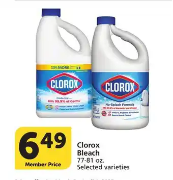 Vons Clorox Bleach offer