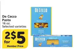 Vons De Cecco Pasta offer