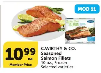 Vons C. WIRTHY & CO. Seasoned Salmon Fillets offer