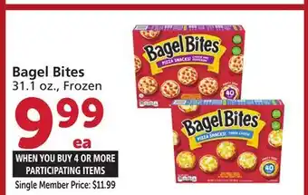 Vons Bagel Bites offer