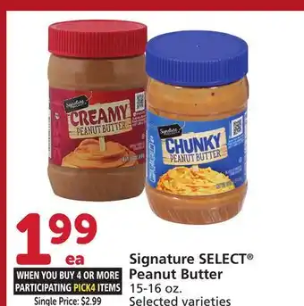 Vons Signature SELECT Peanut Butter offer