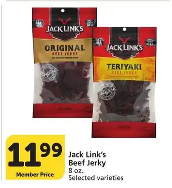 Vons Jack Link's Beef Jerky offer