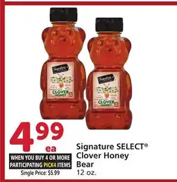 Vons Signature SELECT Clover Honey Bear offer