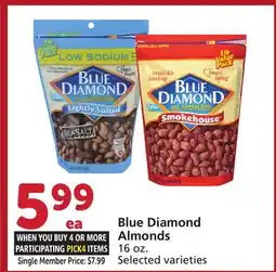 Vons Blue Diamond Almonds offer