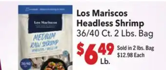 Vallarta Supermarkets Los Mariscos Headless Shrimp offer