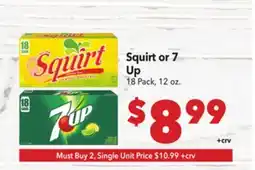 Vallarta Supermarkets Squirt or 7 Up offer