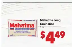 Vallarta Supermarkets Mahatma Long Grain Rice offer