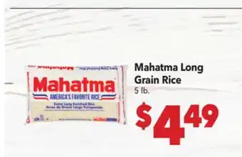 Vallarta Supermarkets Mahatma Long Grain Rice offer