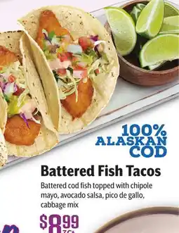 Vallarta Supermarkets Battered Fish topped offer