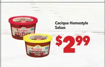 Vallarta Supermarkets Cacique Homestyle Salsas offer