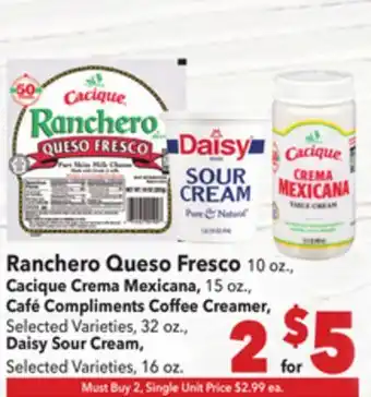 Vallarta Supermarkets Ranchero Queso Fresco offer