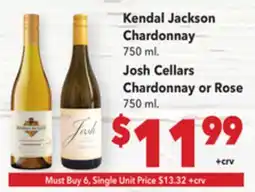 Vallarta Supermarkets Kendal Jackson Chardonnay offer