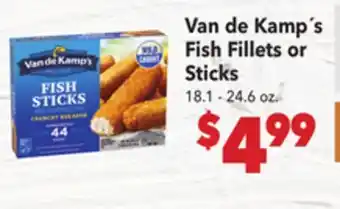 Vallarta Supermarkets Van de Kamp´s Fish Fillets or Sticks offer