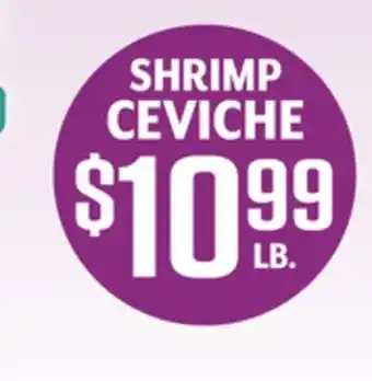 Vallarta Supermarkets SHRIMP CEVICHE offer