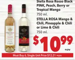 Vallarta Supermarkets Stella Rosa Rosso offer