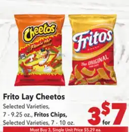 Vallarta Supermarkets Frito Lay Cheetos offer