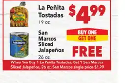 Vallarta Supermarkets La Peñita Tostadas offer