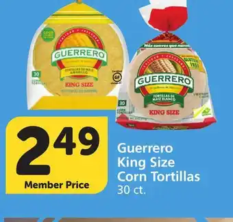 Vons Guerrero King Size Corn Tortillas offer