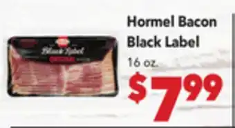 Vallarta Supermarkets Hormel Bacon Black Label offer