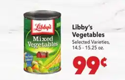 Vallarta Supermarkets Libby's Vegetables offer