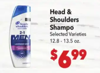 Vallarta Supermarkets Head & Shoulders Shampoo offer