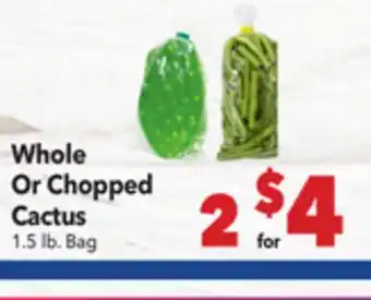 Vallarta Supermarkets Whole Or Chopped Cactus offer