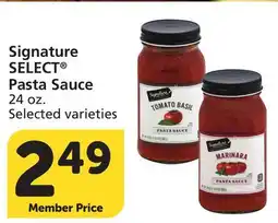 Vons Signature SELECT Pasta Sauce offer