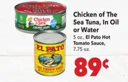 Vallarta Supermarkets Chicken of The Sea, In Oil or Water offer