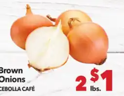 Vallarta Supermarkets Brown Onions / CEBOLLA CAFE offer