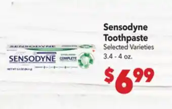 Vallarta Supermarkets Sensodyne Toothpaste offer