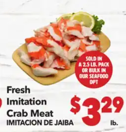 Vallarta Supermarkets Fresh Imitation Crab Meat / IMITACION DE JAIBA offer