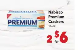 Vallarta Supermarkets Nabisco Premium Crackers offer