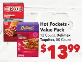 Vallarta Supermarkets Hot Pockets-Value Pack offer