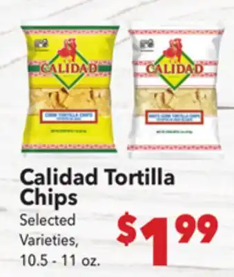 Vallarta Supermarkets Calidad Tortilla Chips offer