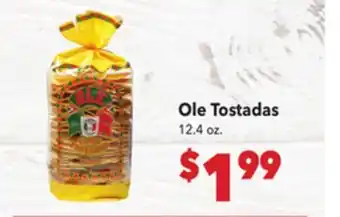 Vallarta Supermarkets Ole Tostadas offer