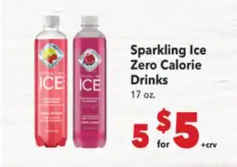 Vallarta Supermarkets Sparkling Ice Zero Calorie Drinks offer