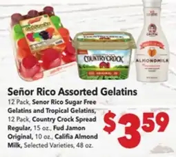 Vallarta Supermarkets Señor Rico Assorted Gelatins offer