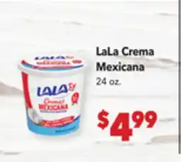 Vallarta Supermarkets LaLa Crema Mexicana offer