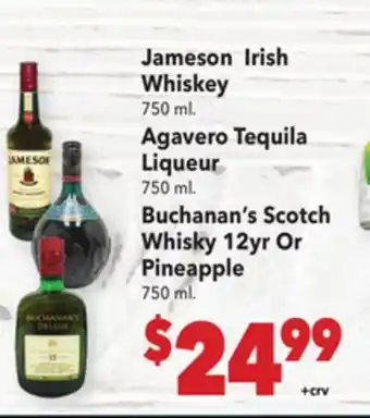 Vallarta Supermarkets Jameson Irish Whiskey offer