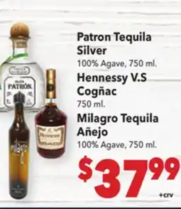 Vallarta Supermarkets Patron Tequila Silver offer