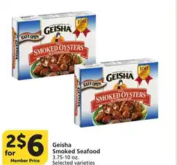 Albertsons Geisha Smoked Seafood offer