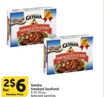 Albertsons Geisha Smoked Seafood offer