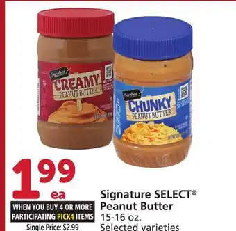 Albertsons Signature SELECT Peanut Butter offer