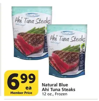 Albertsons Natural Blue Ahi Tuna Steaks offer